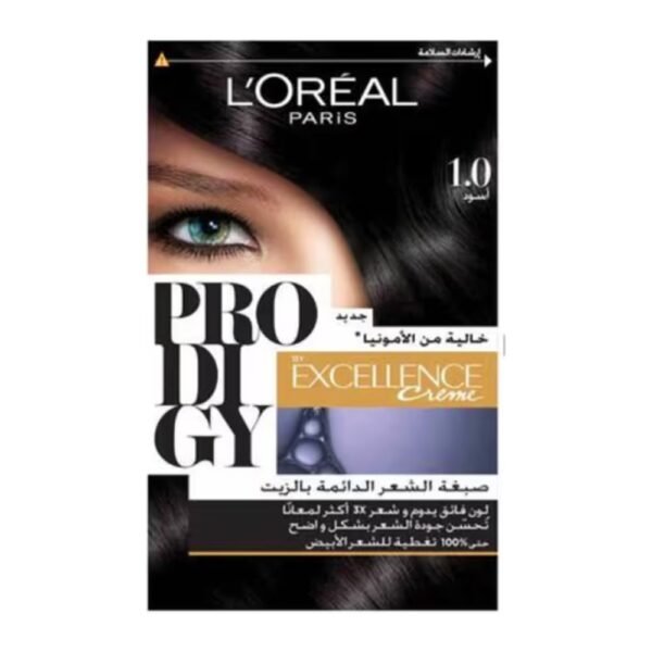 manual-3600522599388 لوريال باريس برودجي صبغة شعر 1.0 أسود