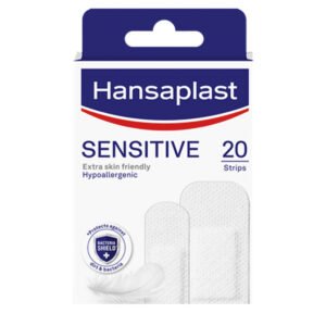 manual-4005900571809 هانزابلاست لصقات جروح سنسيتيف للبشرة الحساسة 20 قطعة
