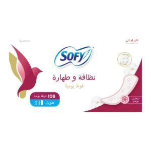 سوفي كلين أند بيور فوط يومية طويلة منعشة 108 فوطة