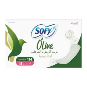 سوفي فوط يومية بزيت الزيتون كبيرة 114 فوطة