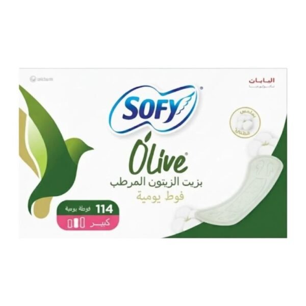 سوفي فوط يومية بزيت الزيتون كبيرة 114 فوطة