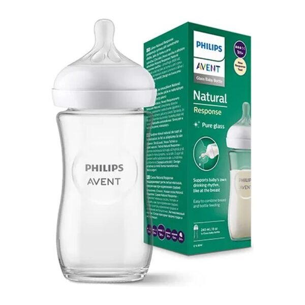 رضاعة فيليبس أفنت زجاج Natural Response 240 مل