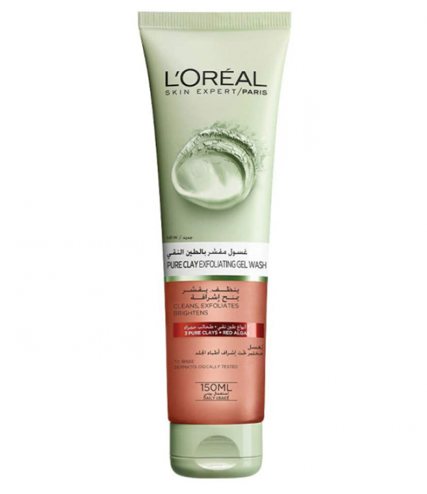 غسول ديتوكس بالطين النقي LOREAL 150مل