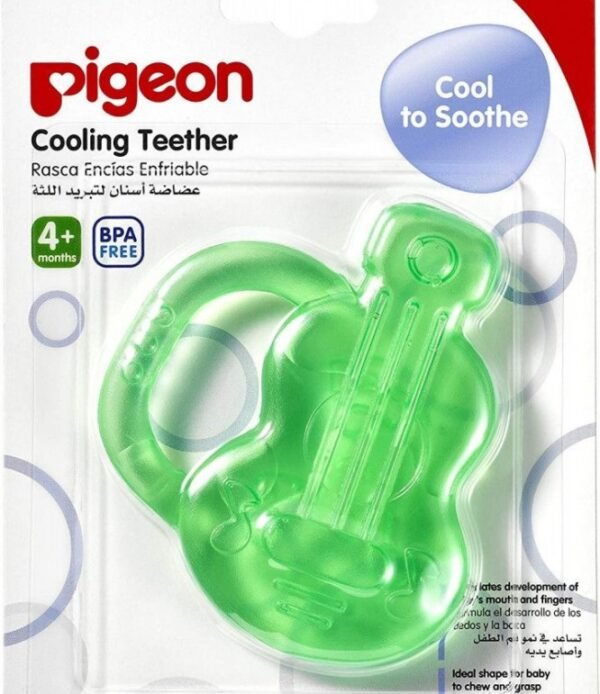 product-4902508136242 عضاضة اطفال بيجون +4 شهور جيتار (اخضر) 1 حبه