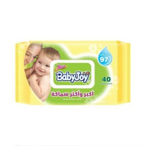 product-6281008201413 مناديل مبلله بيبي جوي اكبر واكثر سماكه معطره 40 منديل