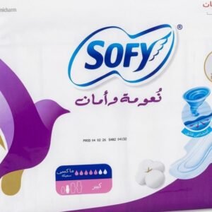 product-6281008251029 فوط سوفى نعومة و امان رقيقة بالاجنحة حجم كبير 50 + 10فوطه