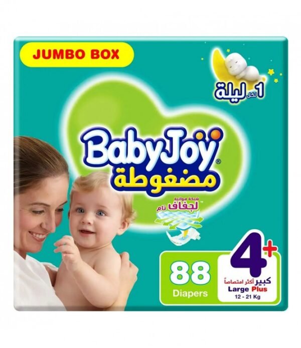 product-6281008298680 كرتون بيبي جوي 4 بلس 88 حفاض الجامبو