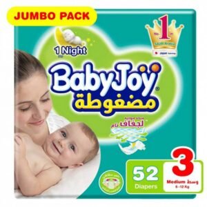 كرتون بيبي جوي 6 60 حفاض الجامبو