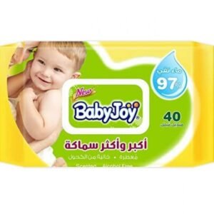 product-6281008320411 مناديل مبلله بيبي جوي اكبر واكثر سماكه معطره 40 منديل العبوة الضخمه