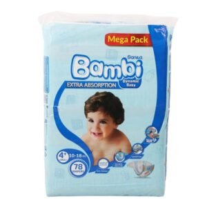 product-6281017353134 بامبى رقم +4 العبوة الضخمة 78 حفاض