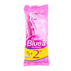 ماكينة جيلت بلو 2 للنساء (وردى) 5 + 2 حبة