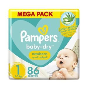 product-8700216551236 بامبرز رقم 1 العبوة الضخمة 86 حفاض